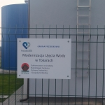 Gmina Przodkowo zakończyła inwestycje pod nazwą : Modernizacja ujęcia wody w Tokarach