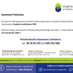 Badania ankietowe GUS na terenie naszej gminy